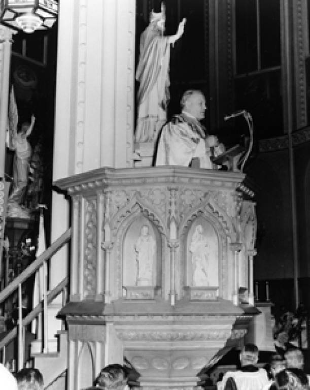 St. John Paul II preaches
